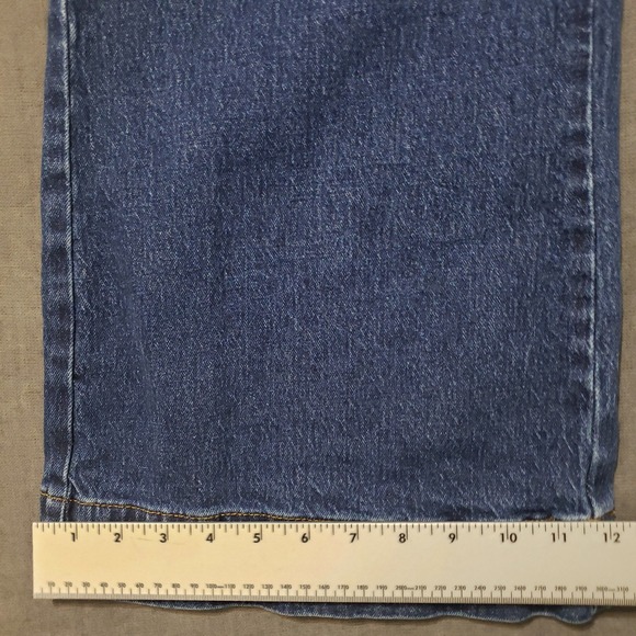 Free Assembly Wide Leg Jeans Womens 16 Blue High Rise Stretch - Picture 6 of 9